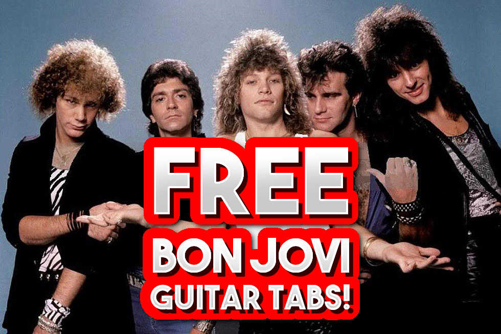 Download my bon Jovie guitar tablature for free!