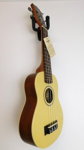 Aiersi solid mahogany / spruce soprano ukulele for sale in Sheffield