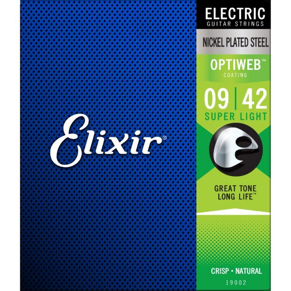 BuyElixir Optiweb coated electric guitar strings online or in our guitar shop in Sheffield