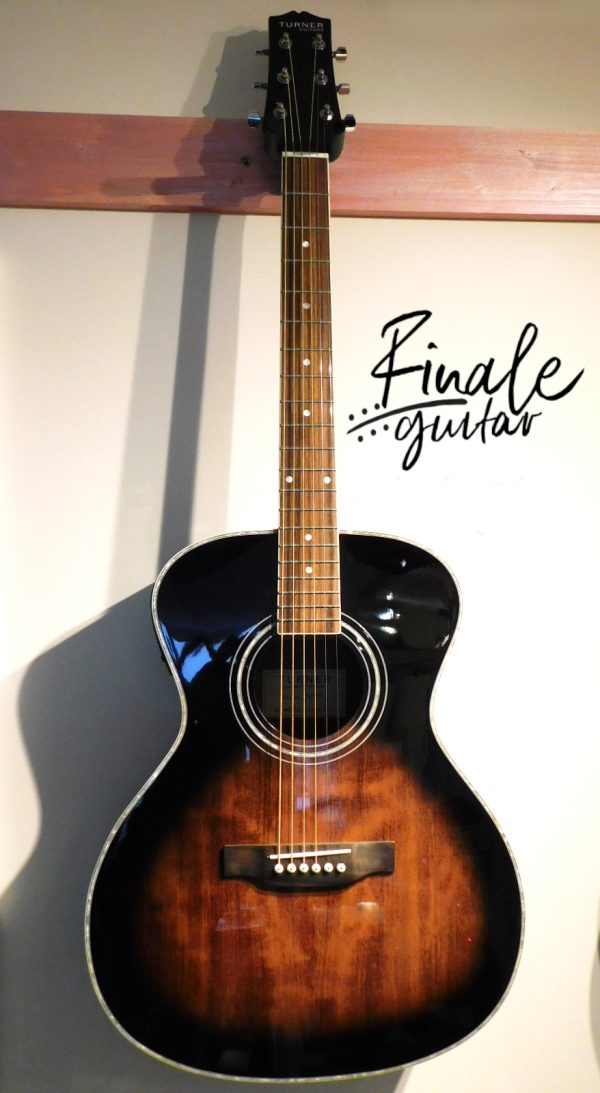 Turner CLS 01-E vintage burst electro-acoustic guitar for sale in Sheffield or through our online guitar shop