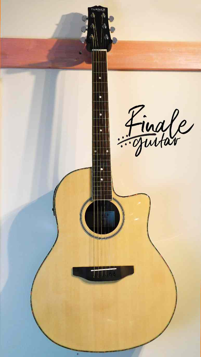 Turner RB20 roundback electro-acoustic guitar for sale in our online guitar shop or through the friendly guitar shop in Sheffield