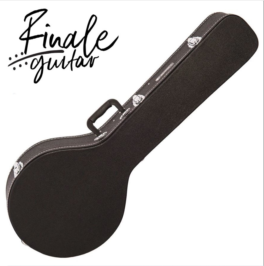 Kinsman wooden shell hard case for tenor banjos for sale in our Sheffield guitar shop, Finale Guitar