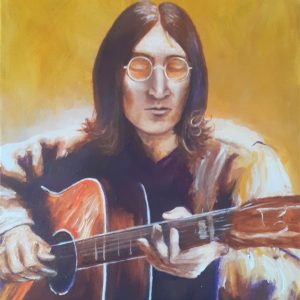 John Lennon original oil painting for sale