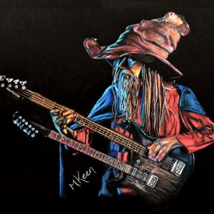 Guitar Wizard original oil painting for sale