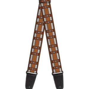 Buckle Down Chewbacca's bandoleer acoustic or electric guitar strap for sale in our Sheffield guitar shop