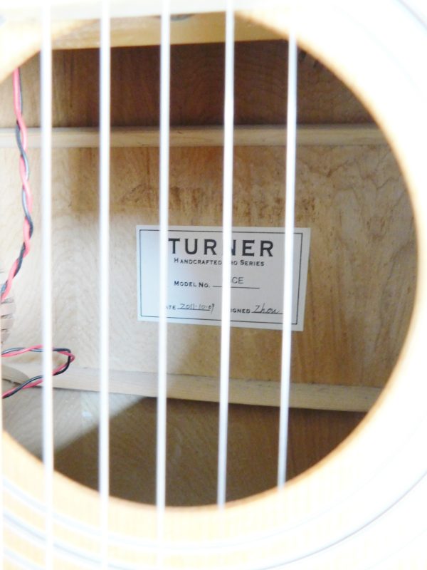 Turner 65CE maple Jumbo for sale in our Sheffield guitar shop
