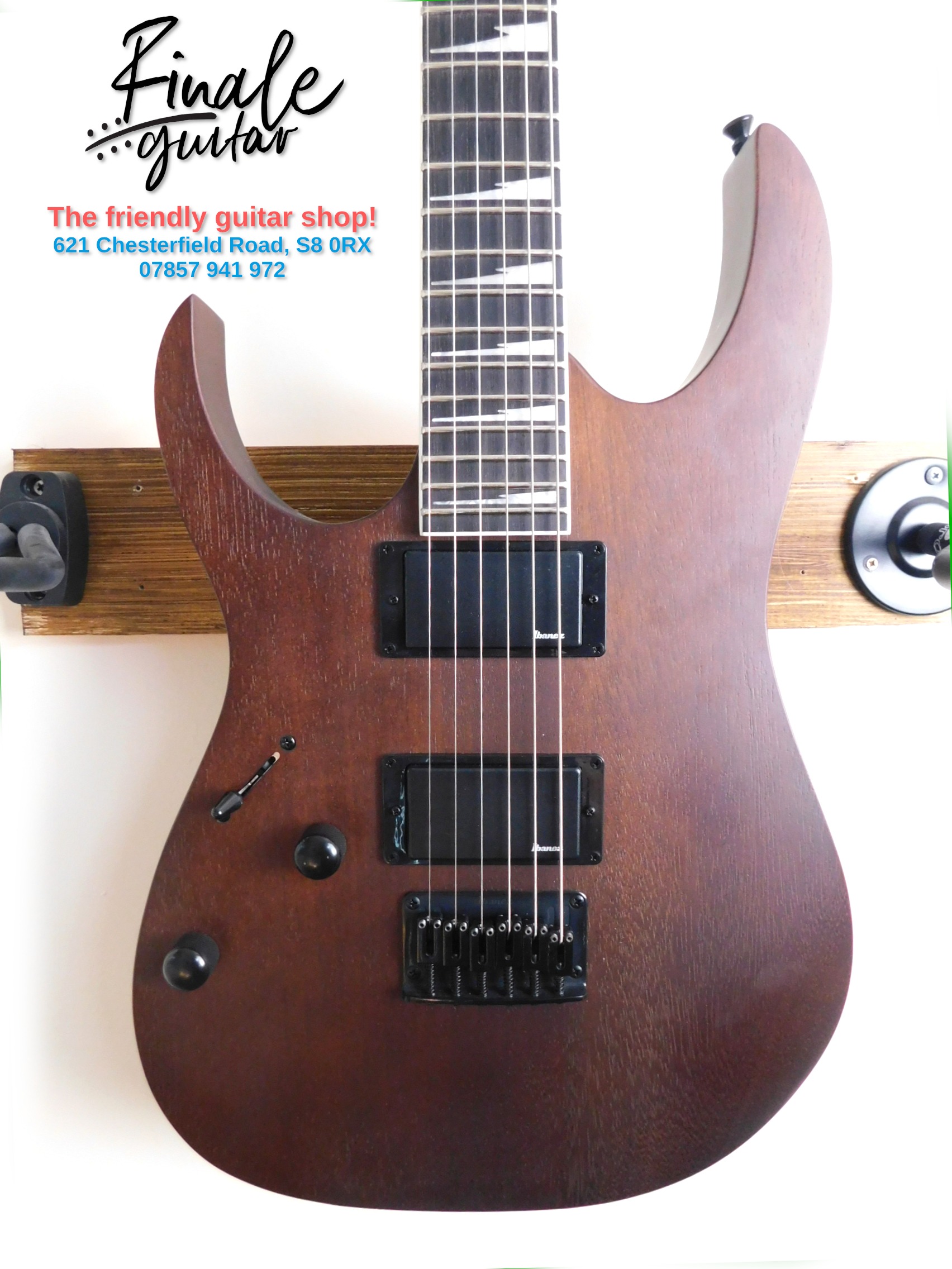 Left handed Ibanez Gio electric guitar for sale in our Sheffield Guitar shop, Finale Guitar