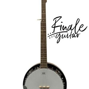Countryman BJ005 5 string banjo with padded gig bag for sale in our Sheffield guitar shop, Finale Guitar
