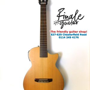 Crafter crossover electro-classical guitar for sale in our Sheffield guitar shop, Finale Guitar