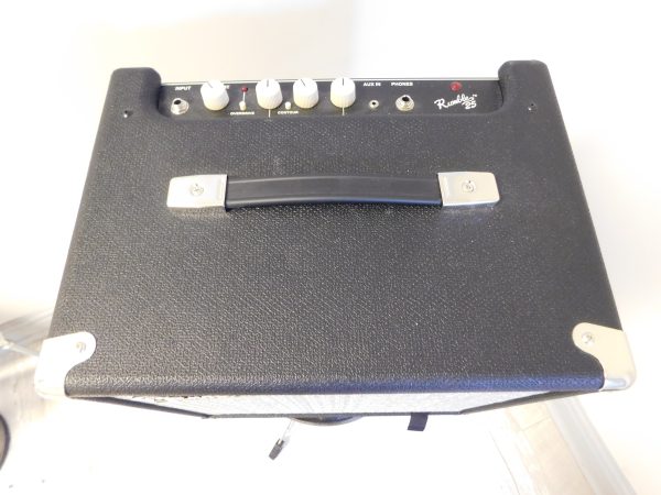Fender Rumble 25 bass amp for sale in our Sheffield guitar shop, Finale Guitar