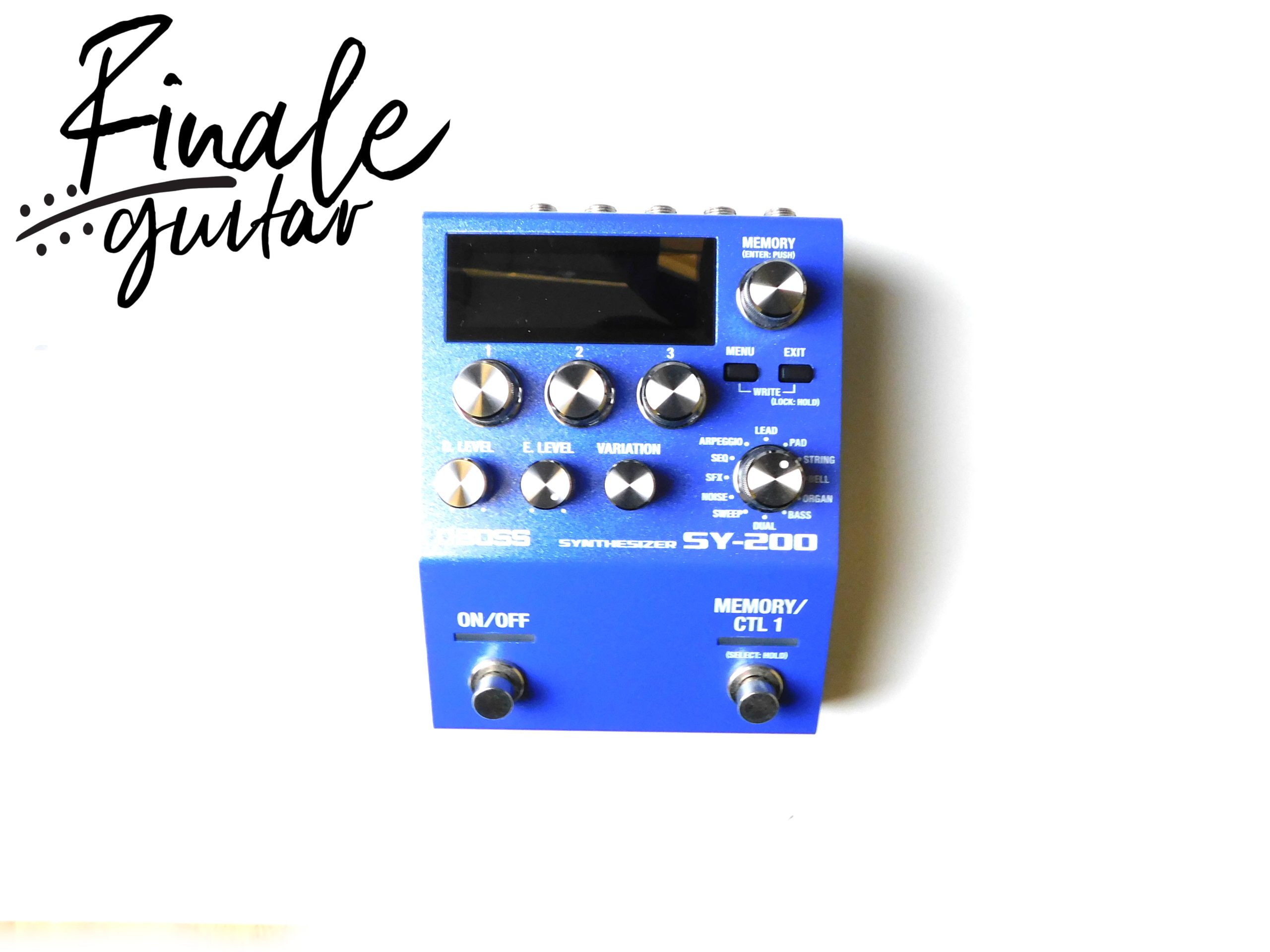 Boss SY-200 Synth pedal for sale in our Sheffield guitar shop, Finale Guitar