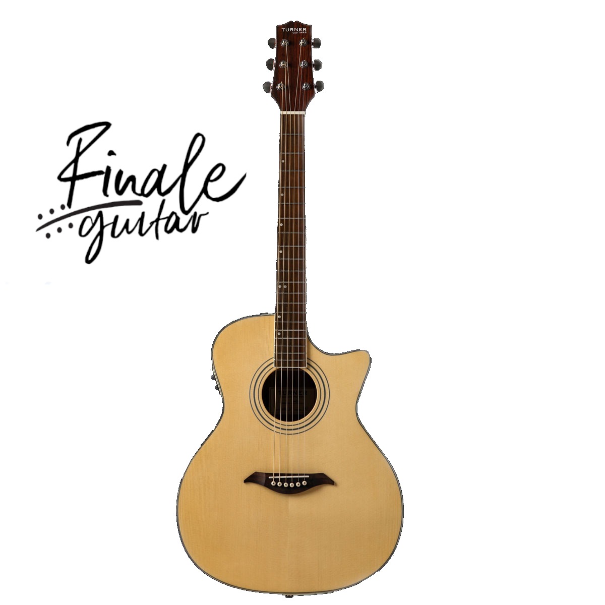 Turner Guitars 44CE for sale in our Sheffield guitar shop, Finale Guitar