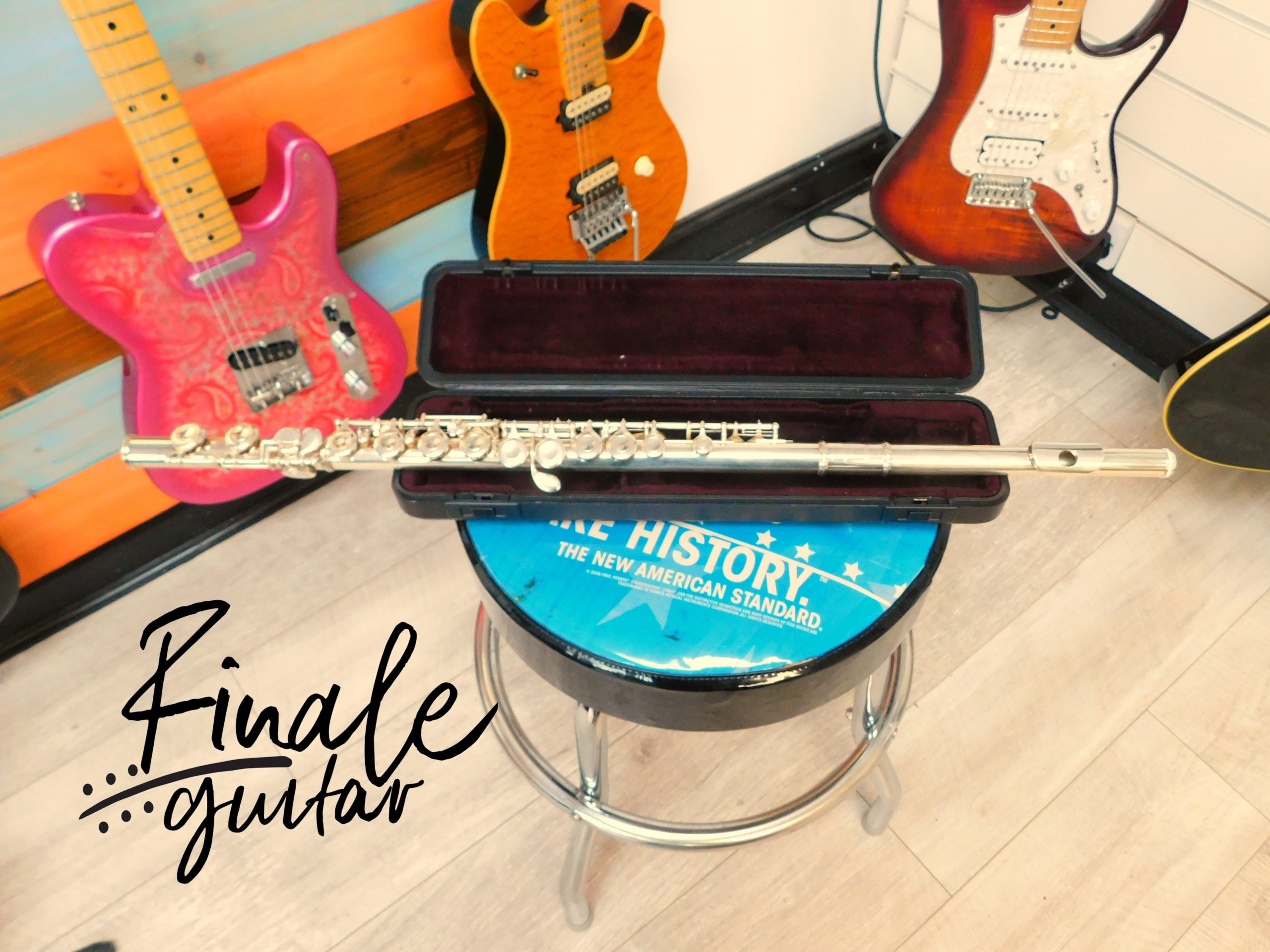 Flute Yamaha 211 (made in Japan) with case for sale in our Sheffield guitar shop, Finale Guitar