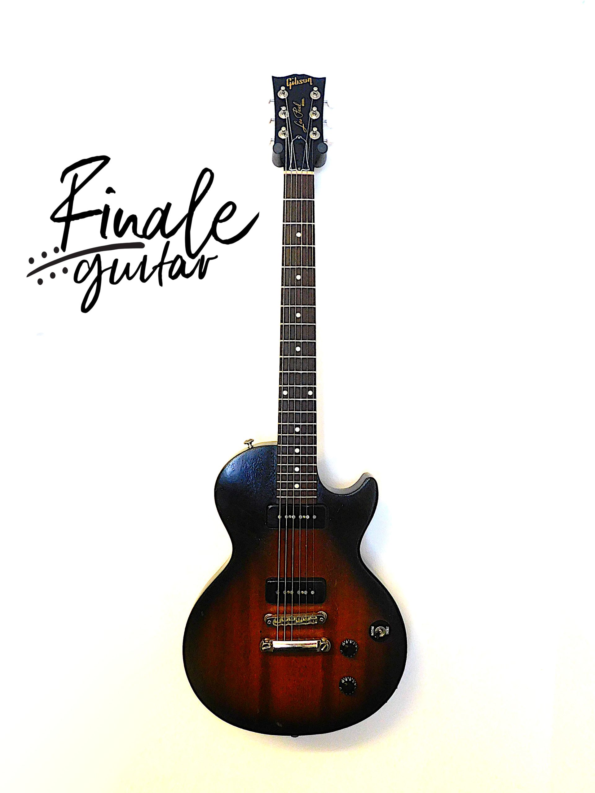 Gibson Les Paul Junior Single Coil 2016 - Vintage Sunburst, with gig bag for sale in our Sheffield Guitar shop, Finale Guitar