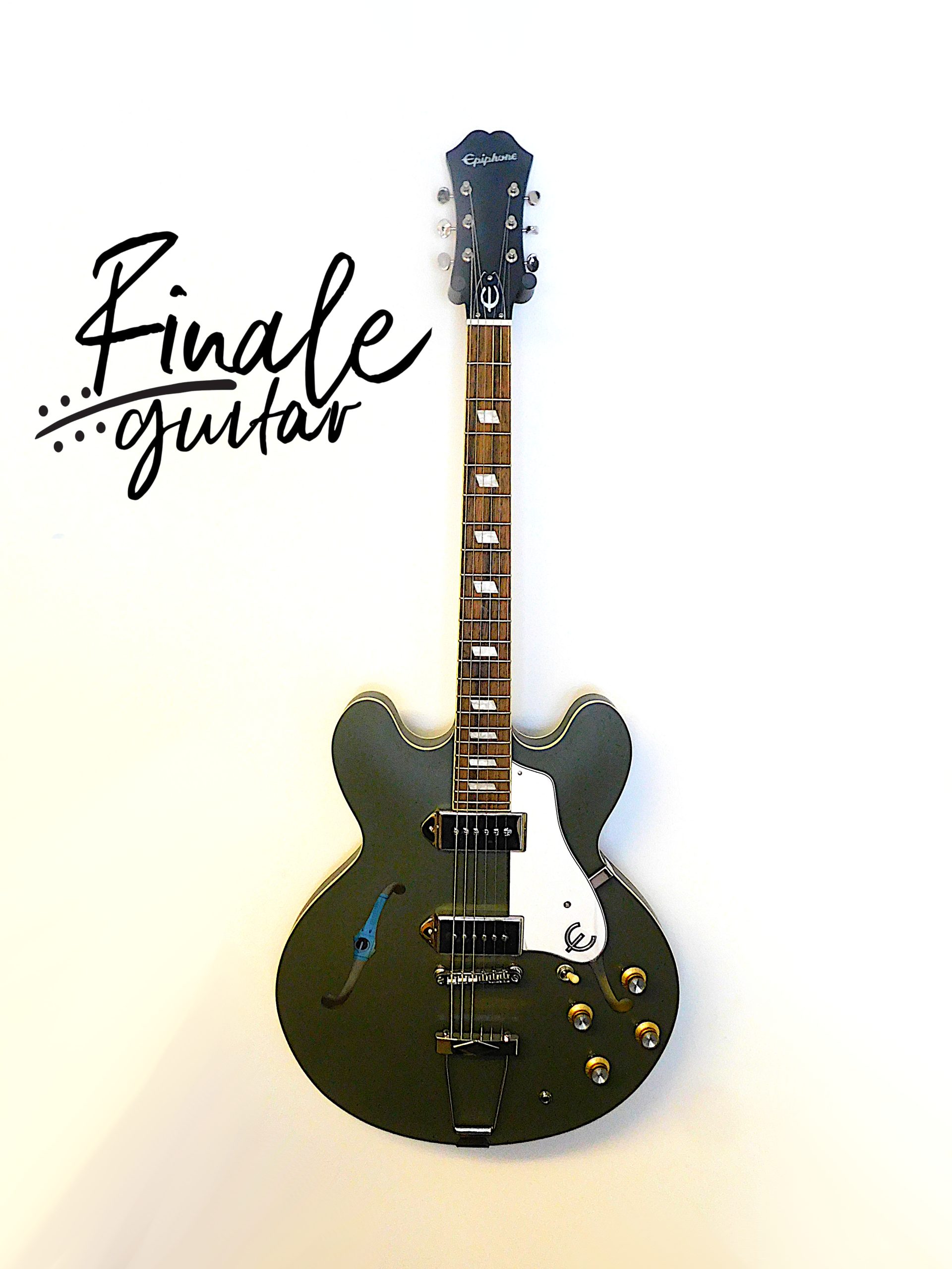 Epiphone Casino Olive Drab for sale in our Sheffield guitar shop, Finale Guitar