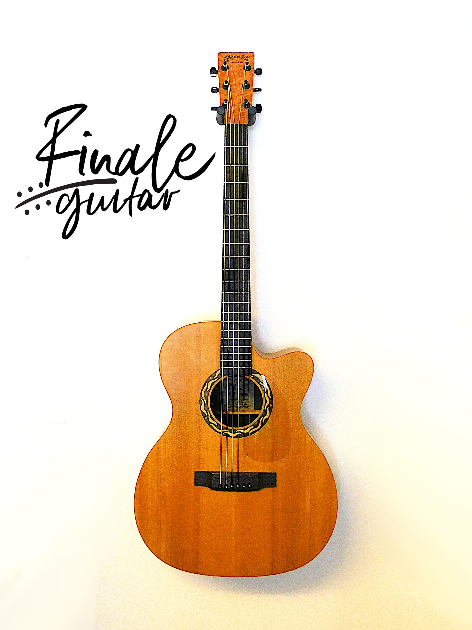 Martin XCT1 Ellipse electro-acoustic with hard case for sale in our Sheffield guitar shop, Finale Guitar