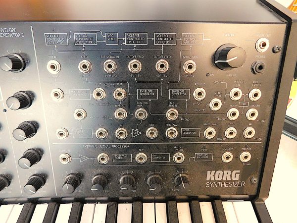 Korg MS-20 Mini monophonic synthesiser for sale in our Sheffield guitar shop, Finale Guitar