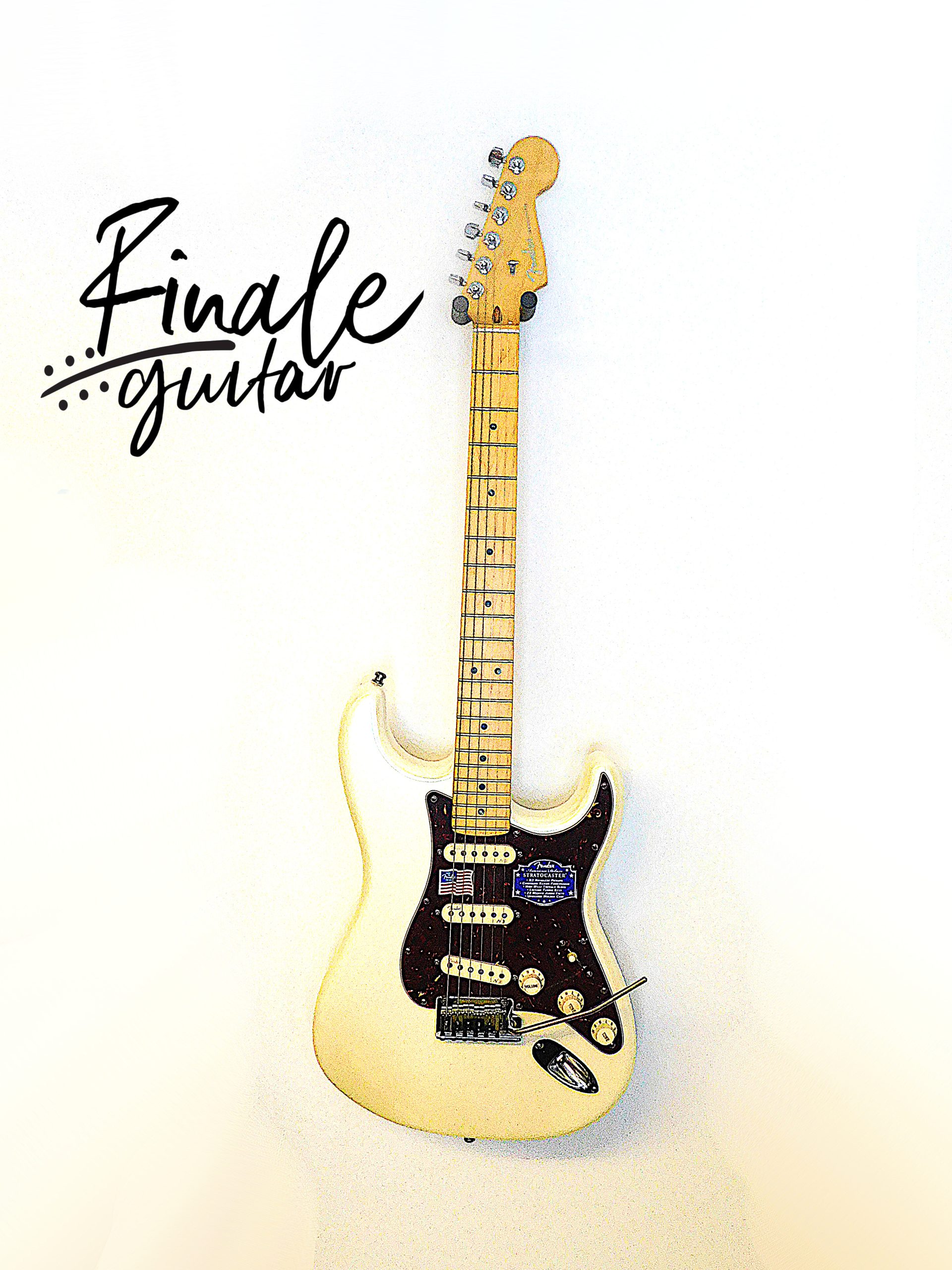 Fender American Deluxe Stratocaster (2014) with Fender hard case for sale in our Sheffield guitar shop, Finale Guitar